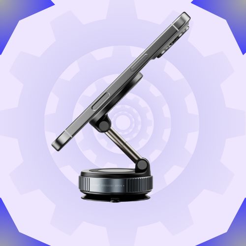 حامل الهاتف المغناطيسي الذكي (K007)-بتقنية الامتصاص الفراغي 