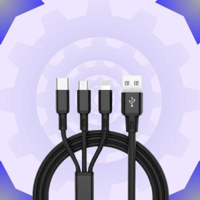 كابل 3 في1 للشحن ونقل البينات 