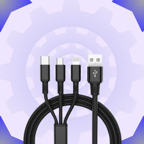 كابل 3 في1 للشحن ونقل البينات 