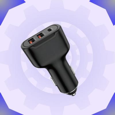 شاحن سيارية بثلاث منافذ بقوة 120 واط المطور 