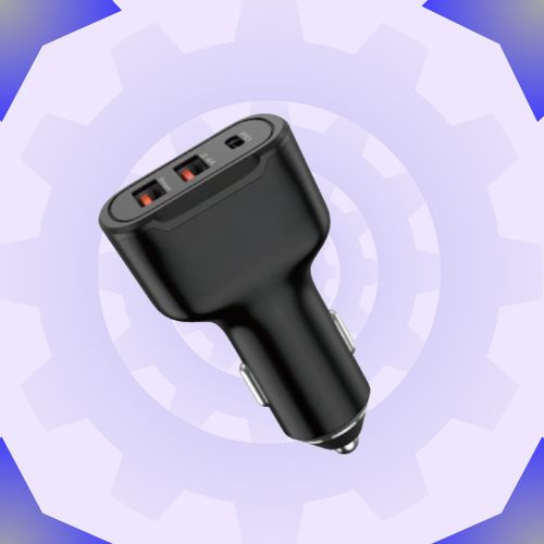 شاحن سيارية بثلاث منافذ بقوة 120 واط المطور 