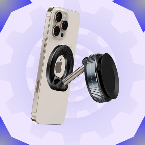 حامل الهاتف المغناطيسي الذكي (K007)-بتقنية الامتصاص الفراغي 