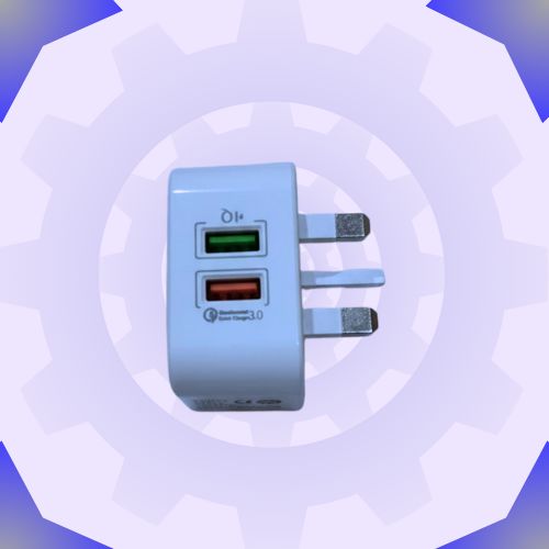 شاحن جداري سريع من رينكس منفذين USB