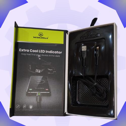 كيبل وين ماكس قوت 200 واط لشحن فائق السرعة  المنفذ الجداري usb ومنفذ جوال lightning