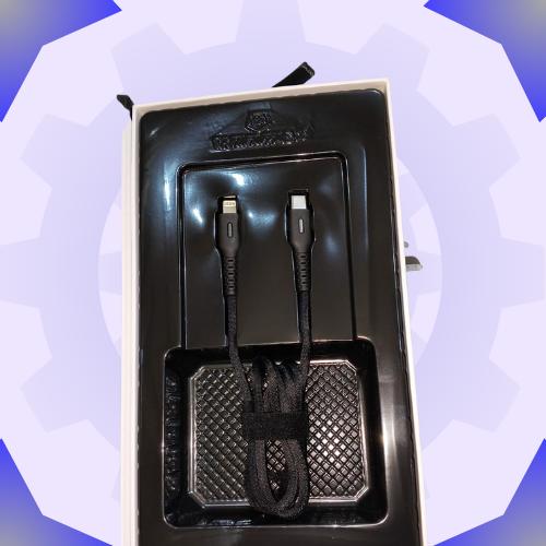 كيبل وين ماكس قوت 200 واط لشحن فائق السرعة  المنفذ الجداري TYPE-Cومنفذ جوال lightning