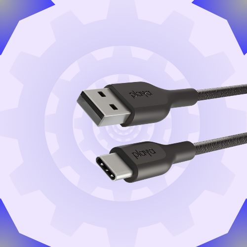 كابل شحن ونقل بينات USB الى TYPE-C