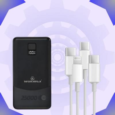 بطارية  الطاقة الذكية من وينماكس 25.000 امبير بقوة 65 واط