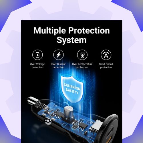 شاحن سيارة وينماكس بقوة 65 واط