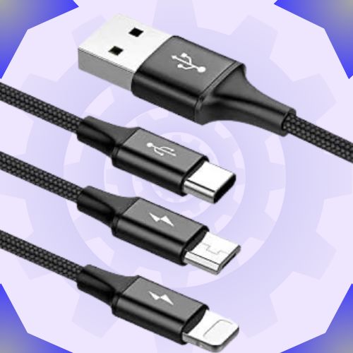 كابل 3 في1 للشحن ونقل البينات 