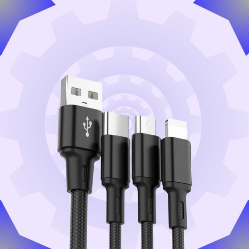 كابل 3 في1 للشحن ونقل البينات 