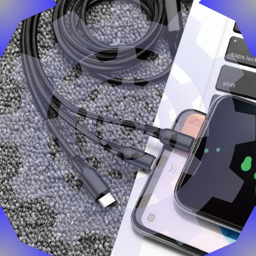 كابل 3 في1 للشحن ونقل البينات 