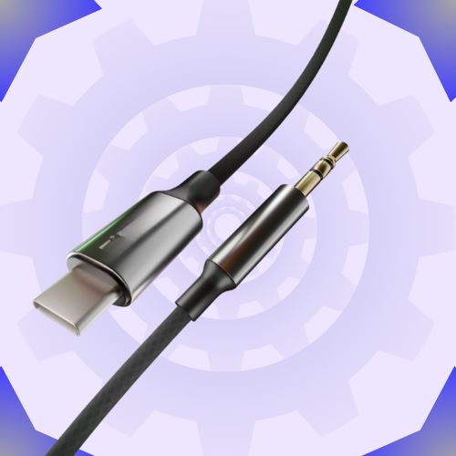 ناقل ومحول الصوت بمنفذ type-c ومنفذdurabox