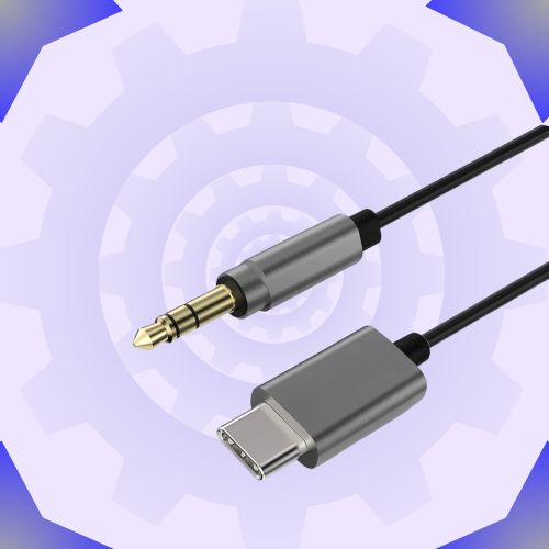 ناقل ومحول الصوت بمنفذ type-c ومنفذdurabox