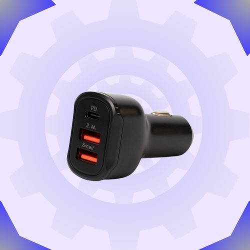 شاحن سيارية بثلاث منافذ بقوة 120 واط المطور 